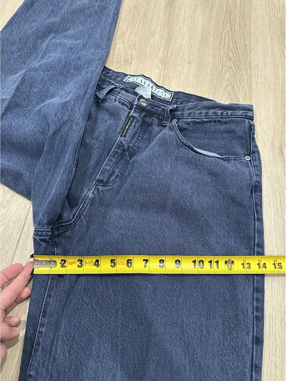 USA Vintage Z. Cavaricci 1980s High Waisted Tapered Jean Size 35x33